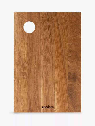 Woodsea Brand-embossed wooden chopping board at Collagerie