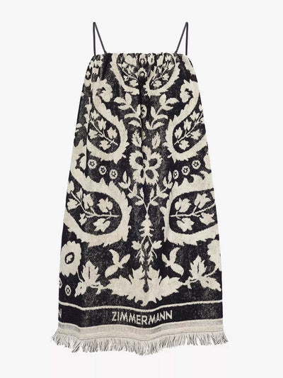 Zimmermann Rhiannon cotton towelling mini dress at Collagerie
