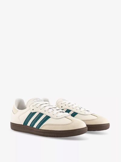 Adidas Samba OG logo-print leather low-top trainers at Collagerie