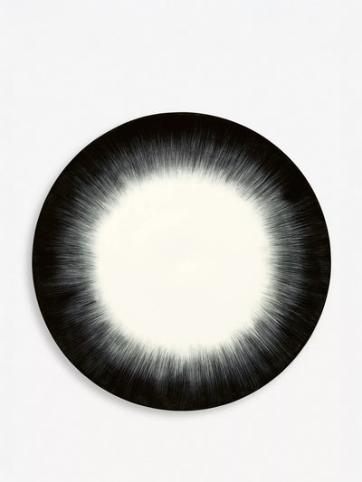 Ann Demeulemeester x Serax Dé variation no.5 porcelain plate at Collagerie