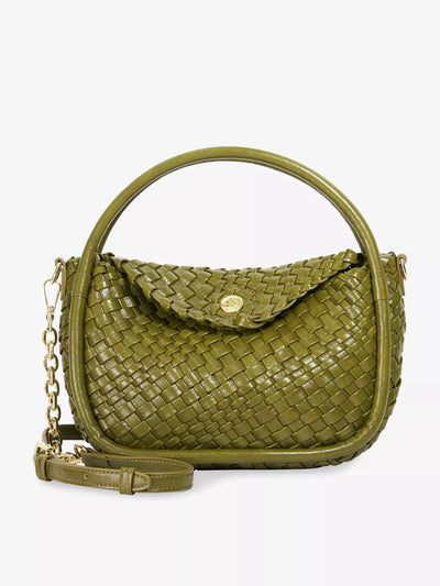 Dune Dinideliberate mini woven grab bag at Collagerie