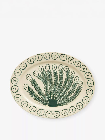 Hay La Pittura ceramic oval serving platter at Collagerie