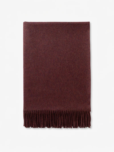 Johnstons Of Elgin Plain cashmere throw at Collagerie