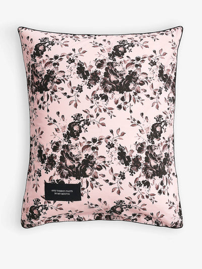 Magniberg Pink sweet graphic-print cotton pillowcase at Collagerie