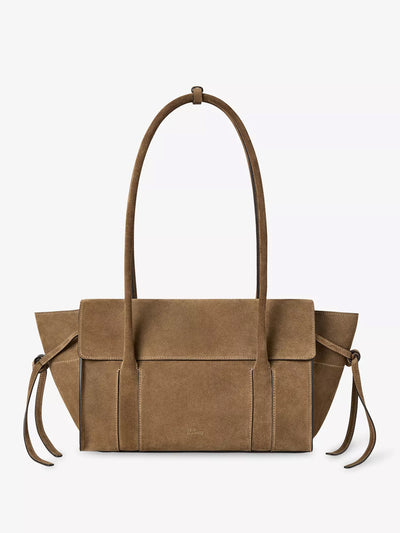 Mulberry Small soft Bayswater suede shoulder bag at Collagerie