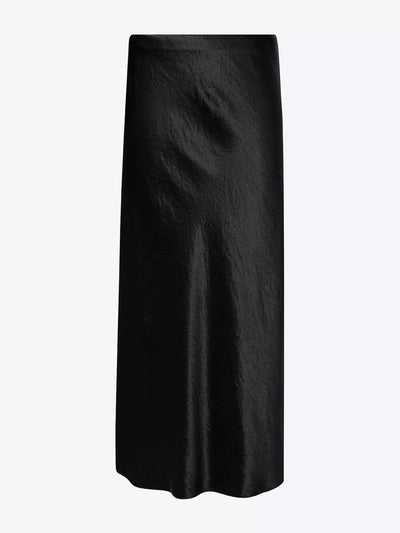 Vince Side slit high-waist woven midi skirt at Collagerie