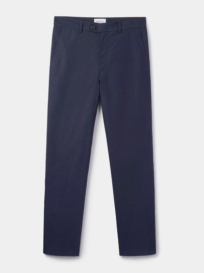 Sirplus Ink navy cotton linen trousers at Collagerie