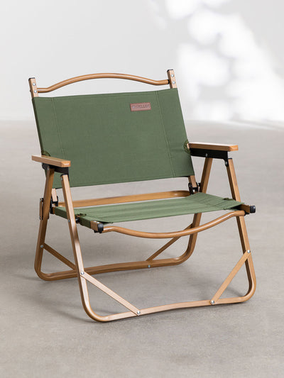 Sklum Army-green folding camping chair at Collagerie