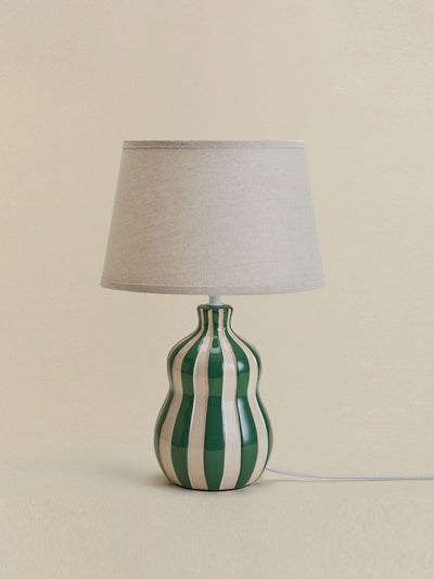 Sklum Jolira 40cm ceramic and linen table lamp at Collagerie