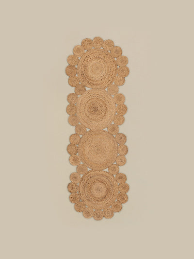 Sklum Otilie natural jute rug at Collagerie