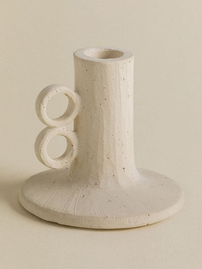 Skulm Ceramic candlestick at Collagerie