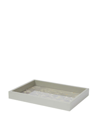 Addison Ross Grey small chinoiserie tray at Collagerie