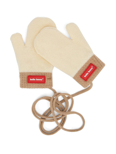 Hello Hossy Hotty organic cotton mittens at Collagerie