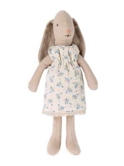 Maileg Soft toy bunny in a dress at Collagerie