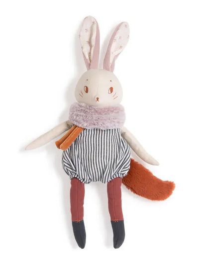 Moulin Roty After The Rain: Plume Bunny Doll at Collagerie