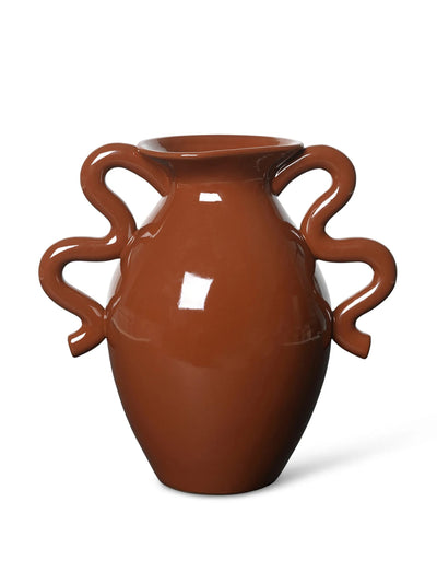 Ferm Living Verso stoneware vase at Collagerie