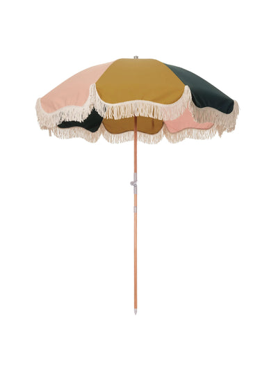 Business & Pleasure Co. Premium fringe beach umbrella at Collagerie