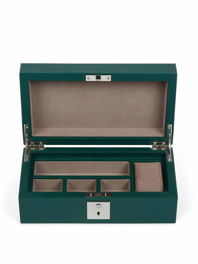 Smythson Lockable Watch and Cufflink Box in Panama at Collagerie
