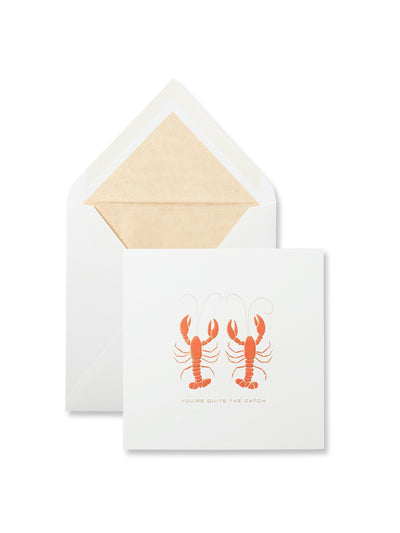Smythson Lobsters Valentine's Day Card at Collagerie
