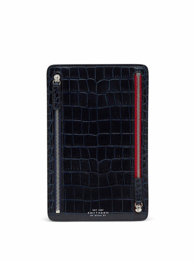 Smythson Multi-Zip Case in Mara at Collagerie