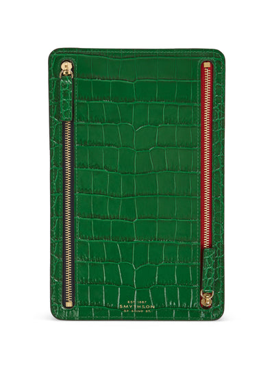 Smythson Multi-zip case in mara at Collagerie