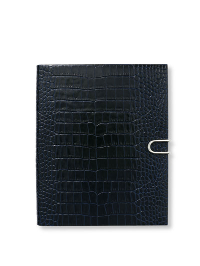 Smythson Portobello Notebook with Slide Closure in Mara at Collagerie