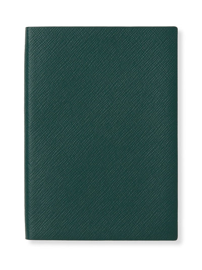 Smythson Forest Green Soho notebook at Collagerie