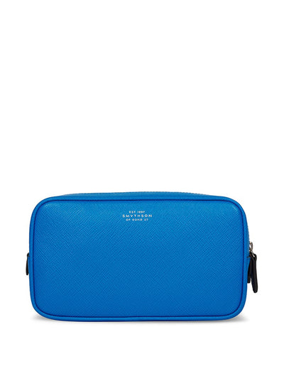 Smythson Washbag with double zip at Collagerie