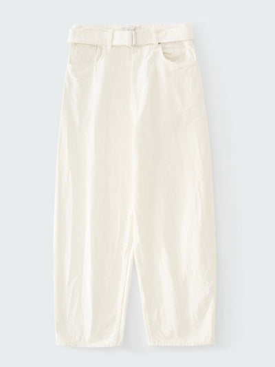 Studio Nicholson Cahun crinkle denim pants at Collagerie