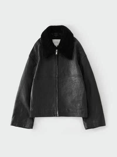 Studio Nicholson Erie leather jacket at Collagerie