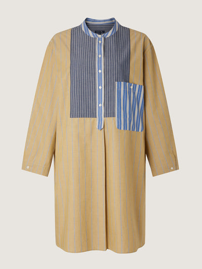 Soeur Short multi-striped cotton poplin shirt dress at Collagerie