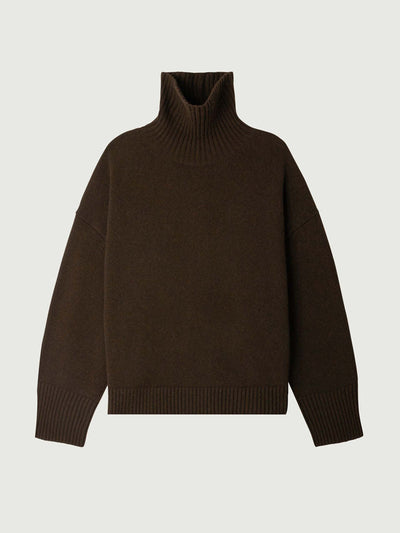 Soeur William pullover oversized turtleneck jumper in wool at Collagerie