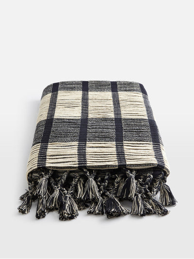 Soho Home Striped woven throw at Collagerie