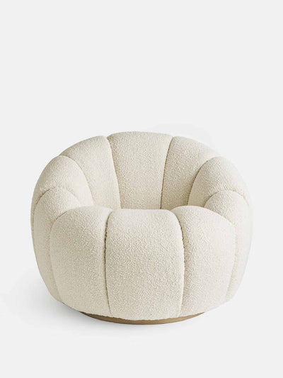 soho home Natural boucle armchair at Collagerie