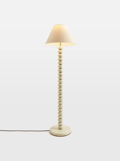 Soho Home Cream high-gloss lacquered floor lamp at Collagerie