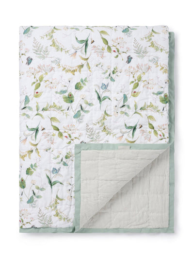 Sophie Allport Wild floral quilted throw at Collagerie