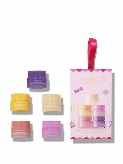 Laneige Midnight Minis lip balms (set of 5) at Collagerie