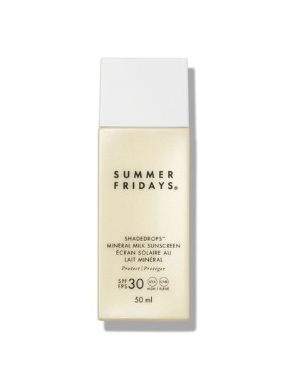 Summer Fridays ShadeDrops Broad Spectrum SPF 30 Mineral Milk Sunscreen at Collagerie