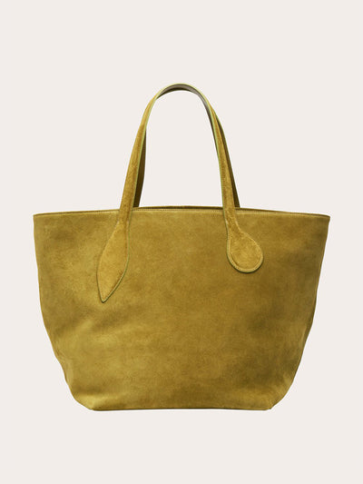 Little Liffner Army suede Sprout tote bag at Collagerie