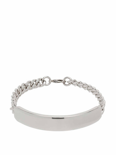 A.P.C. Silver Darwin curb-chain bracelet at Collagerie