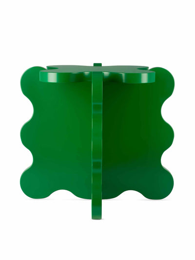 Gustaf Westman Objects Green curvy mini side table at Collagerie