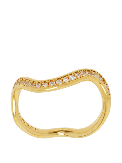 Maria Black Gold rose ring at Collagerie