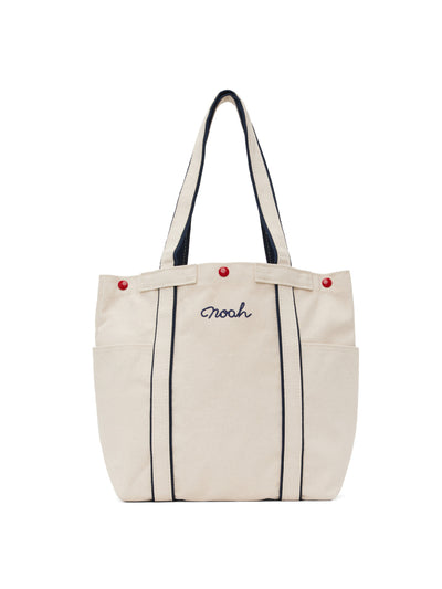 Hereu Calella Cotton-canvas Tote Bag - Beige Multi