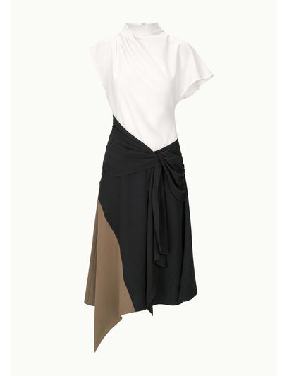 Staud Davina dress in black multi at Collagerie