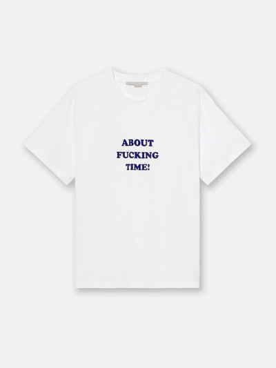 Stella McCartney About Fucking Time! Boxy T-Shirt at Collagerie