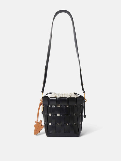 Stella Mccartney Frayme Veuve Clicquot bucket bag at Collagerie