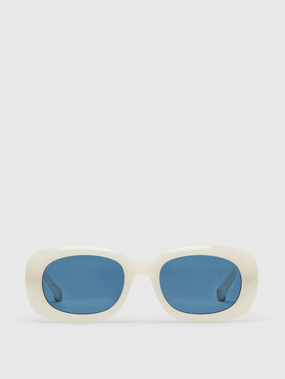 Stella McCartney Chunky oval sunglasses at Collagerie