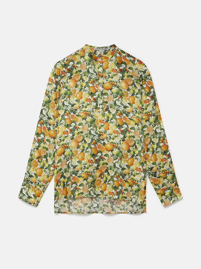 Stella Mccartney Lemon print silk shirt at Collagerie