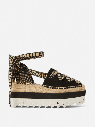 Stella McCartney Gaia platform espadrilles at Collagerie