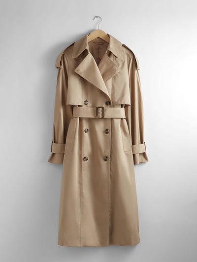 & Other Stories Buckle-belt trench coat at Collagerie